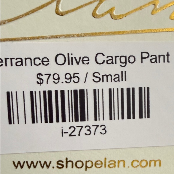 Elan Olive Cargo Pants with Black Belt - Picture 7 of 7